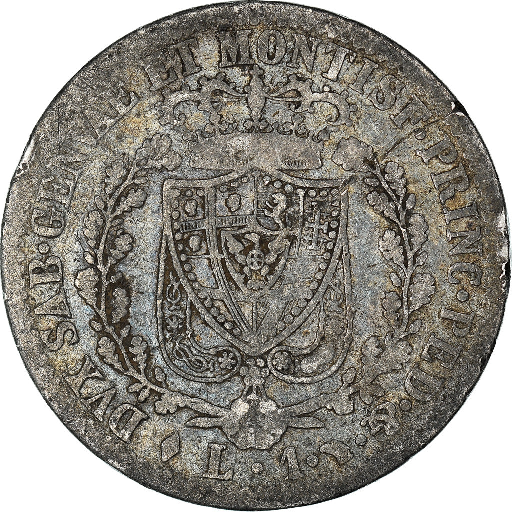 Münze, Italien Staaten, SARDINIA, Carlo Felice, Lira, 1826, Torino, SGE+