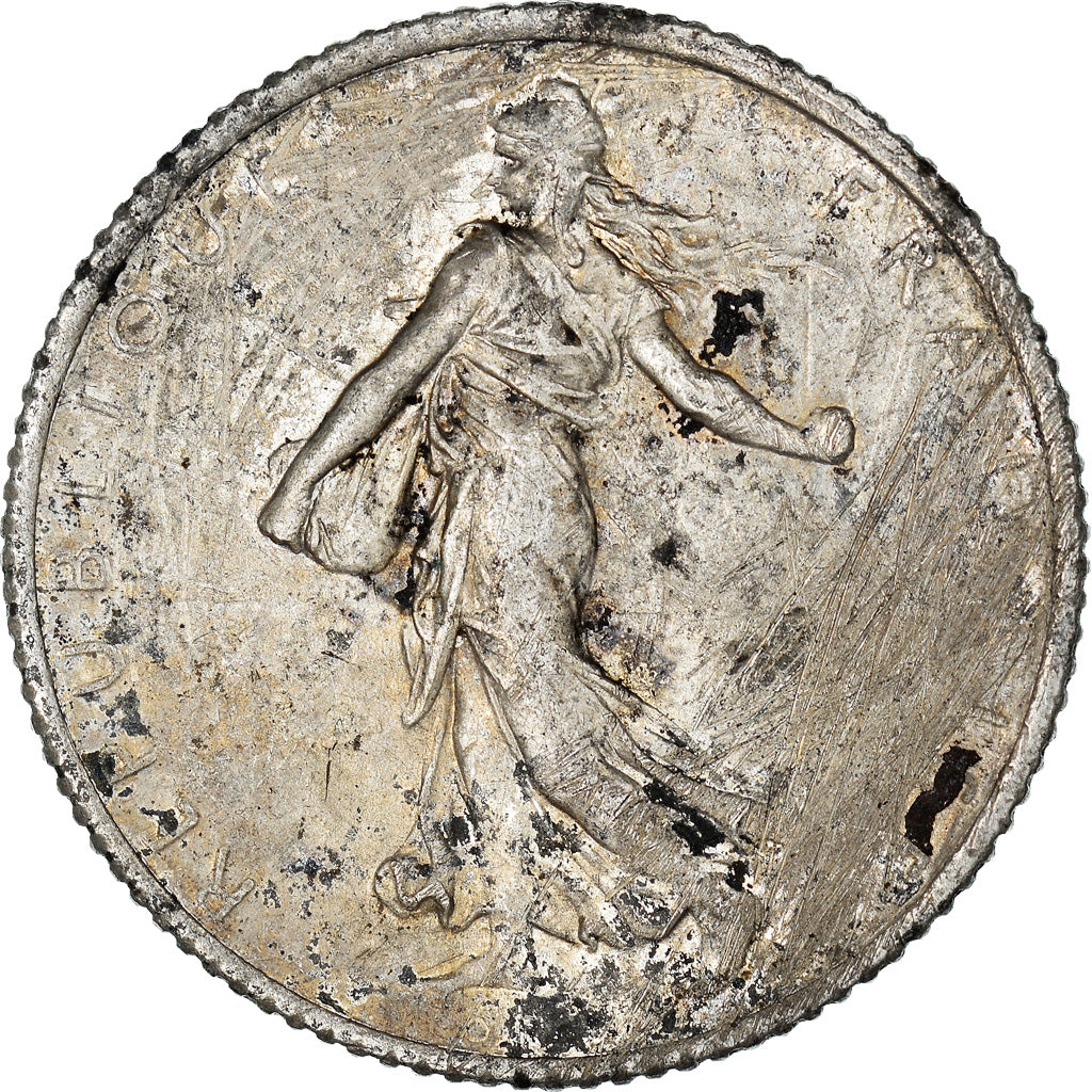 Coin, France, Semeuse, Franc, 1905, Paris, EF(40-45), Silver, KM:844.1