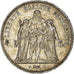 Monnaie, France, Hercule, 5 Francs, 1876, Paris, TTB+, Argent, Gadoury:745a