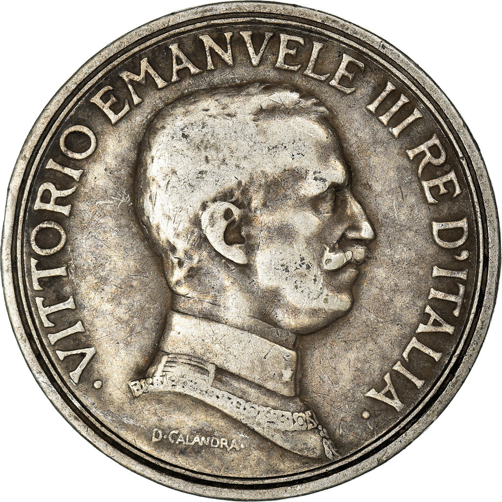 Monnaie, Italie, Vittorio Emanuele III, 2 Lire, 1915, Rome, TTB, Argent, KM:55