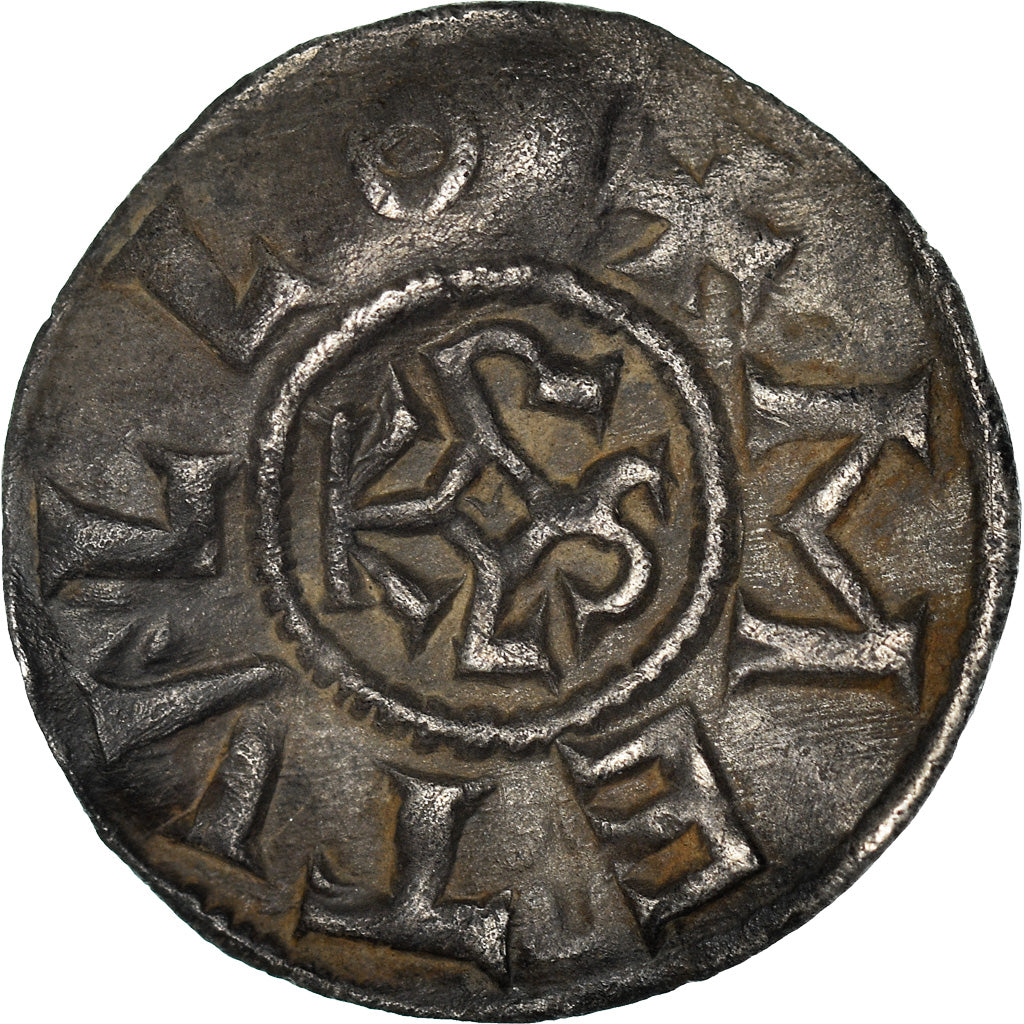 Monnaie, France, Denier, Melle, TTB+, Argent, Prou:692-697