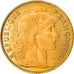 Moneda, Francia, Marianne, 10 Francs, 1914, Paris, SC, Oro, KM:846, Gadoury:1017