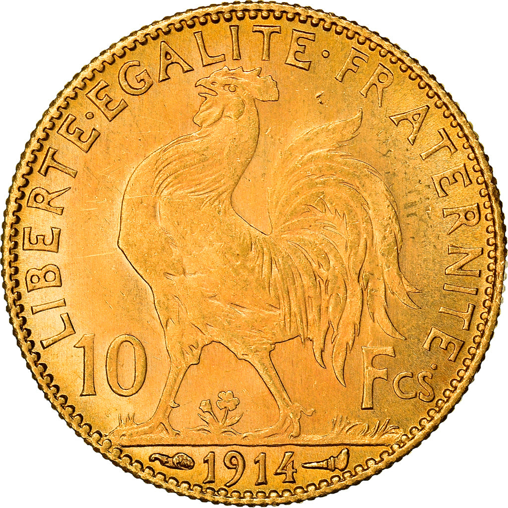 Monnaie, France, Marianne, 10 Francs, 1914, Paris, SPL, Or, Gadoury:1017, KM:846