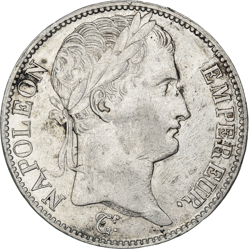 Münze, Frankreich, Napoléon I, 5 Francs, 1809, Rouen, SS+, Silber, KM:694.2