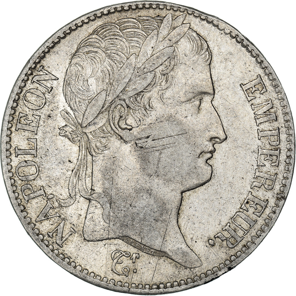 Moneta, Francia, Napoléon I, 5 Francs, 1809, Lille, BB, Argento, KM:694.16