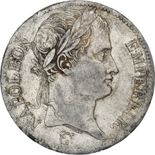 Moneta, Francia, Napoléon I, 5 Francs, 1808, Rouen, BB, Argento, KM:686.2
