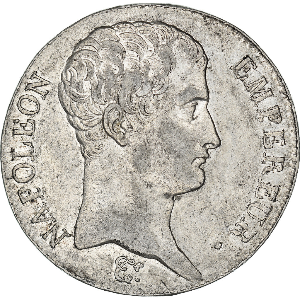 Moneta, Francja, Napoléon I, 5 Francs, 1807, Bayonne, AU(50-53), Srebro