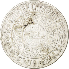 MOROCCO, 20 Francs, 1933, Paris, KM #39, EF(40-45), Silver, 35, Lecompte #271,..