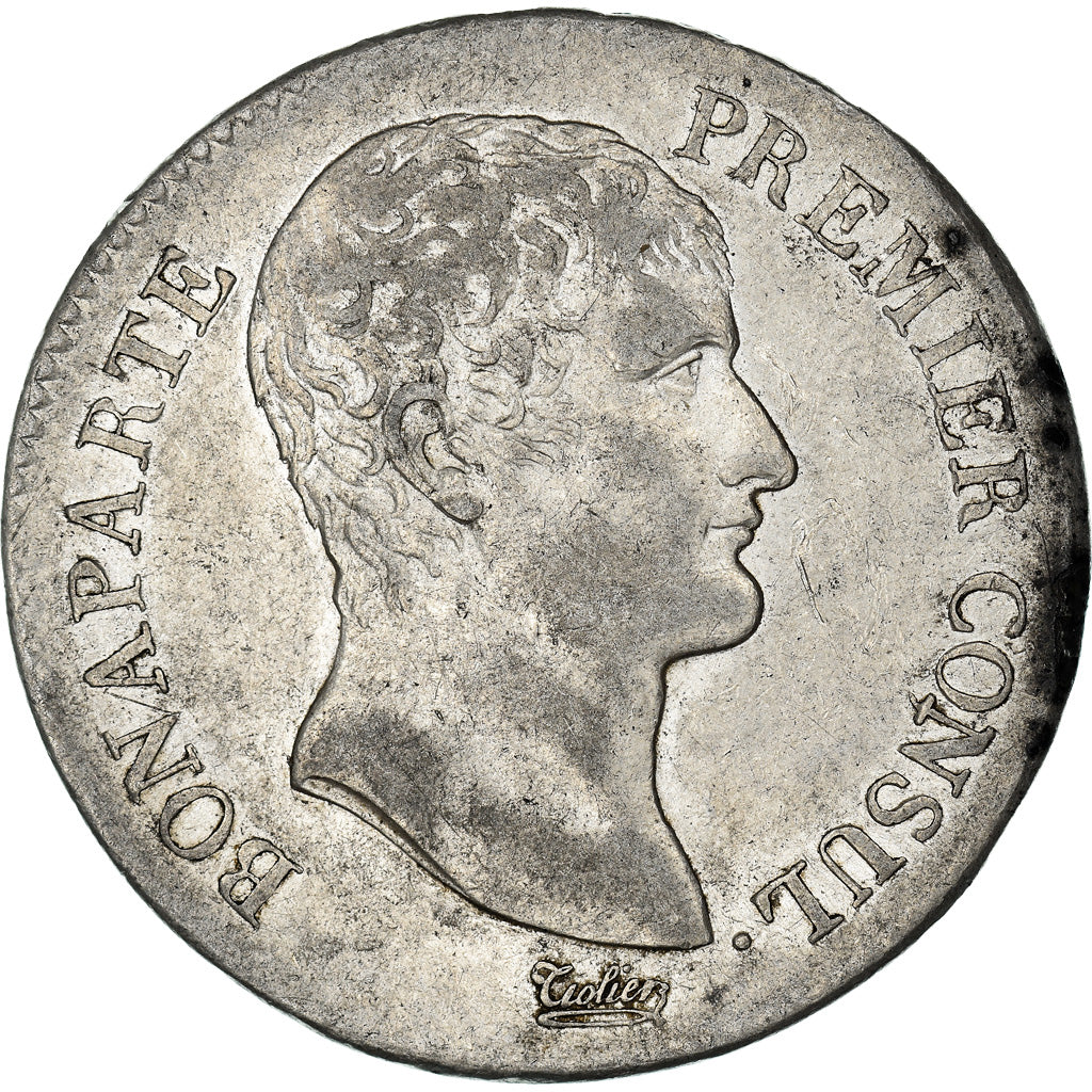 Coin, France, Napoleon I, 5 Francs, An XI, Paris, EF(40-45), Silver, KM:650.1