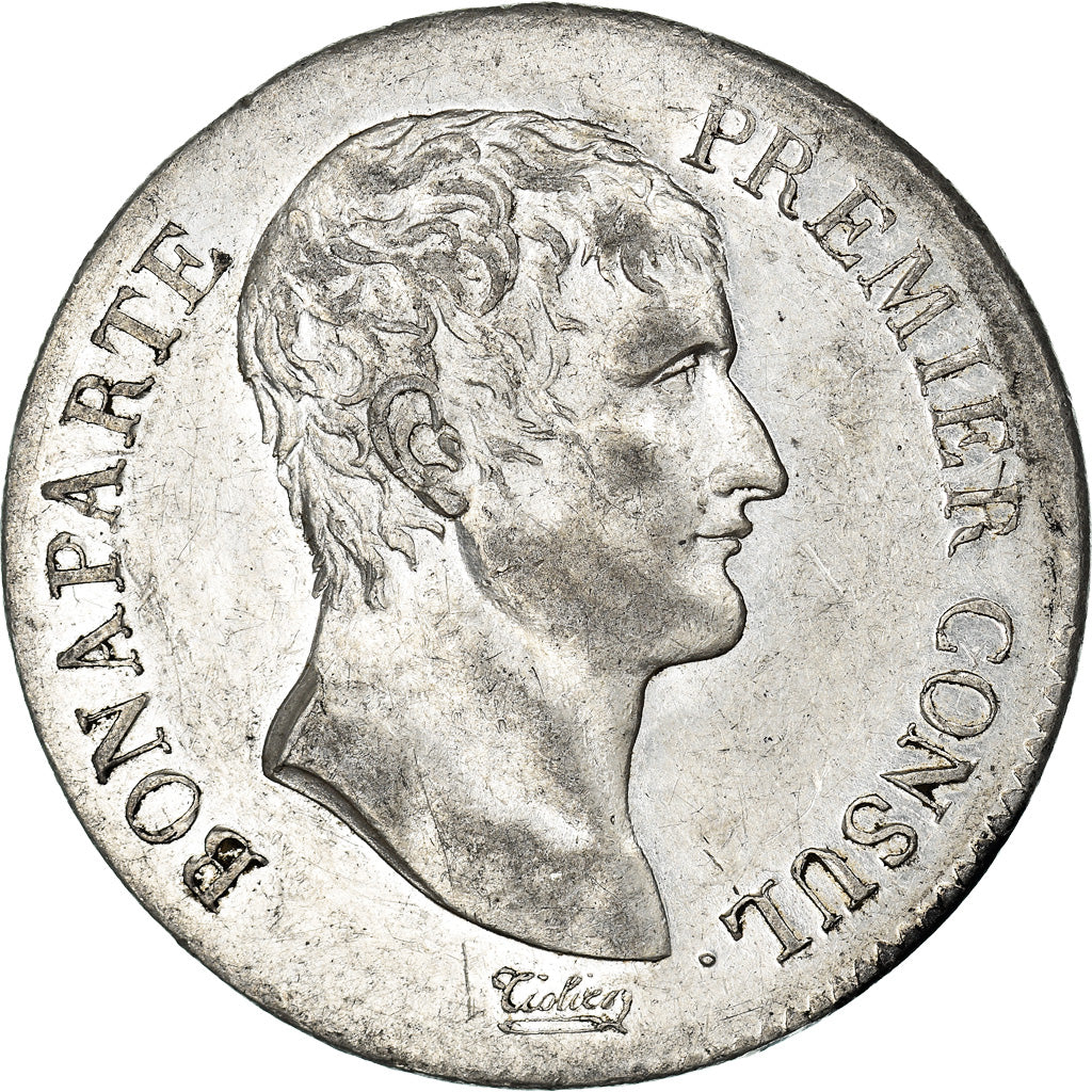 Münze, Frankreich, Napoleon I, 5 Francs, An XI, Paris, SS+, Silber, KM:650.1