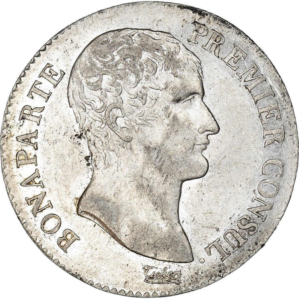 Monnaie, France, Napoleon I, 5 Francs, An XI, Paris, TTB+, Argent, Gadoury:577
