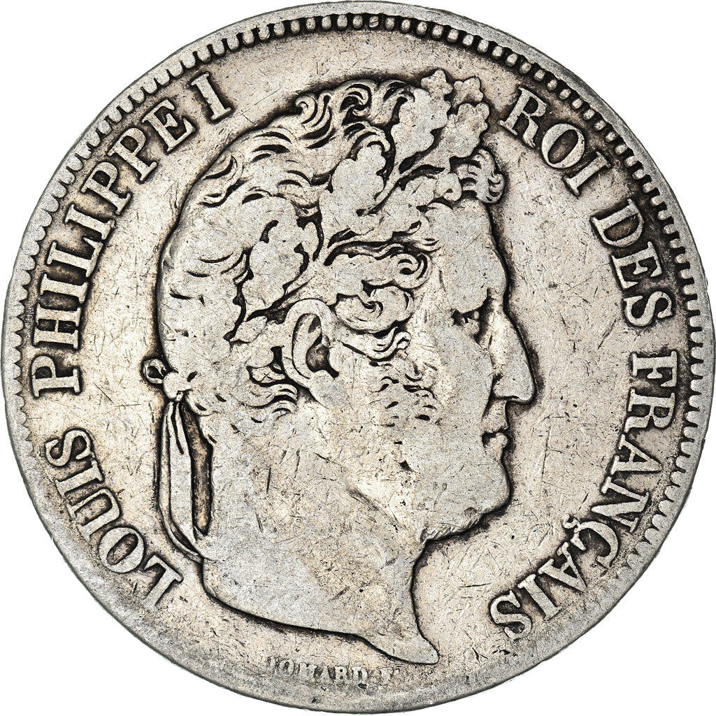 Monnaie, France, Louis-Philippe, 5 Francs, 1832, Paris, TB, Argent, Gadoury:678