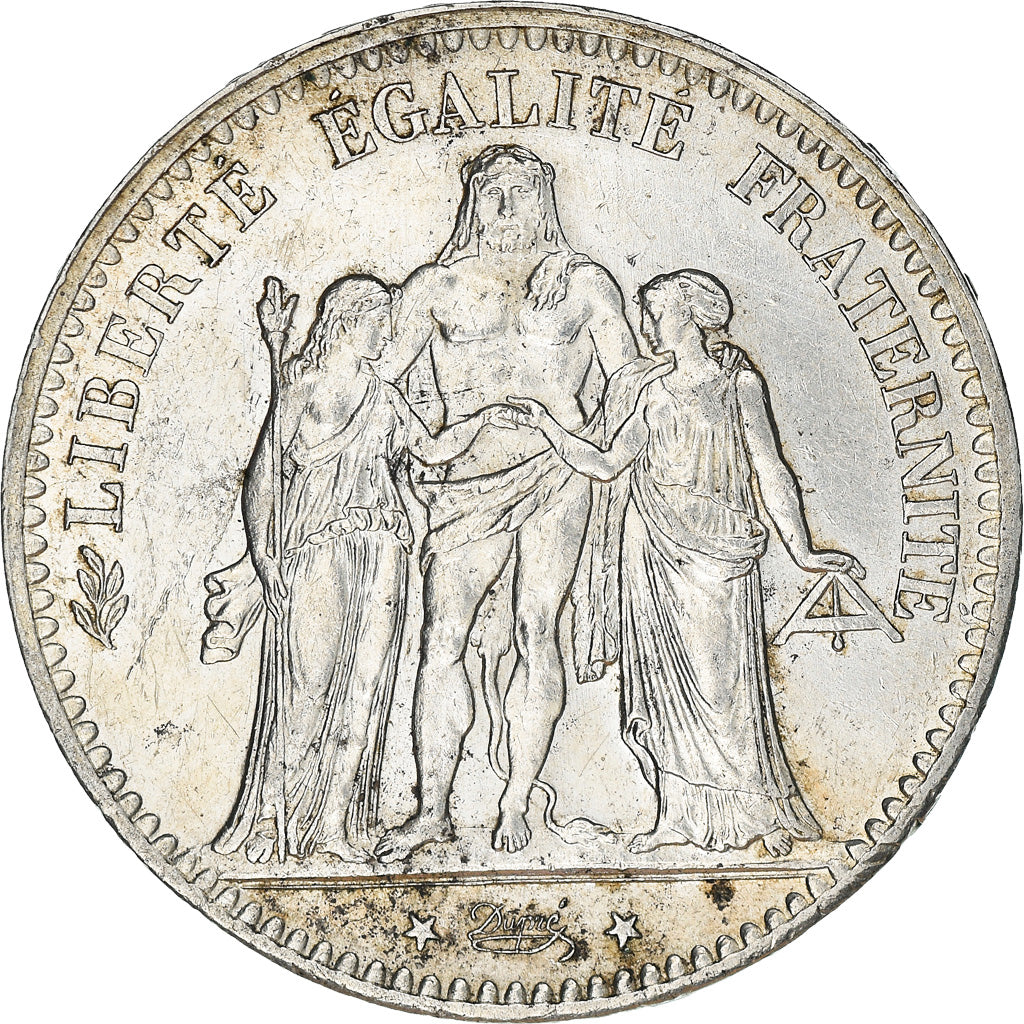 Monnaie, France, Hercule, 5 Francs, 1876, Paris, TTB+, Argent, Gadoury:745a