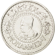 MOROCCO, 500 Francs, 1956, Paris, KM #54, EF(40-45), Silver, 38, Lecompte #293,.