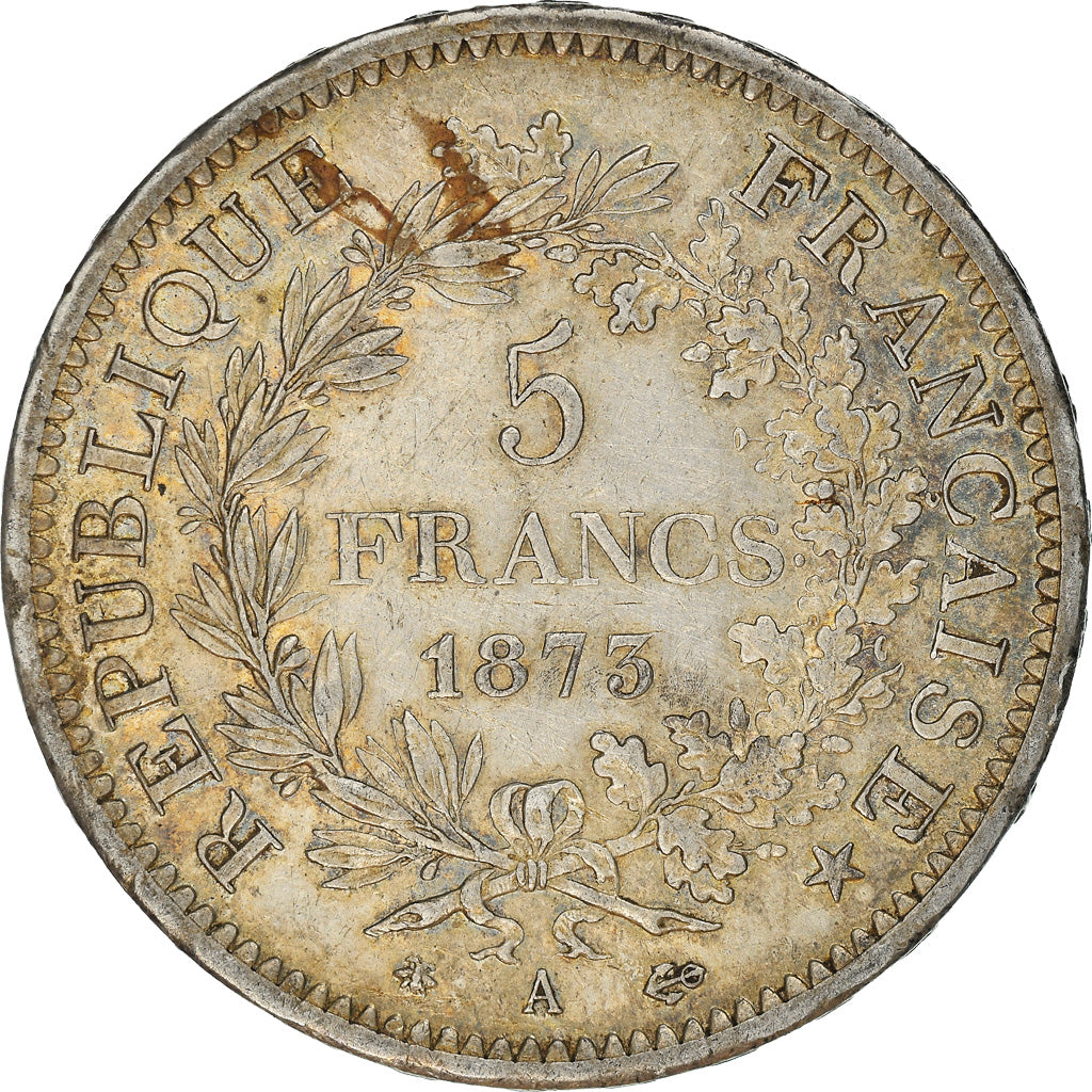 Monnaie, France, Hercule, 5 Francs, 1873, Paris, SUP, Argent, Gadoury:745a