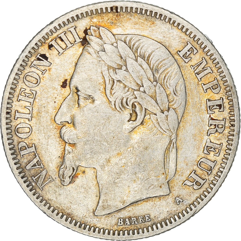 Münze, Frankreich, Napoleon III, Napoléon III, 2 Francs, 1869, Paris, SS