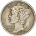 Moneta, USA, Mercury Dime, Dime, 1941, U.S. Mint, Philadelphia, AU(50-53)
