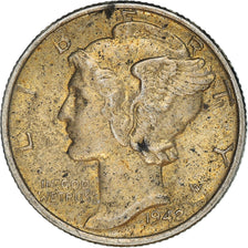 Münze, Vereinigte Staaten, Mercury Dime, Dime, 1942, U.S. Mint, Philadelphia
