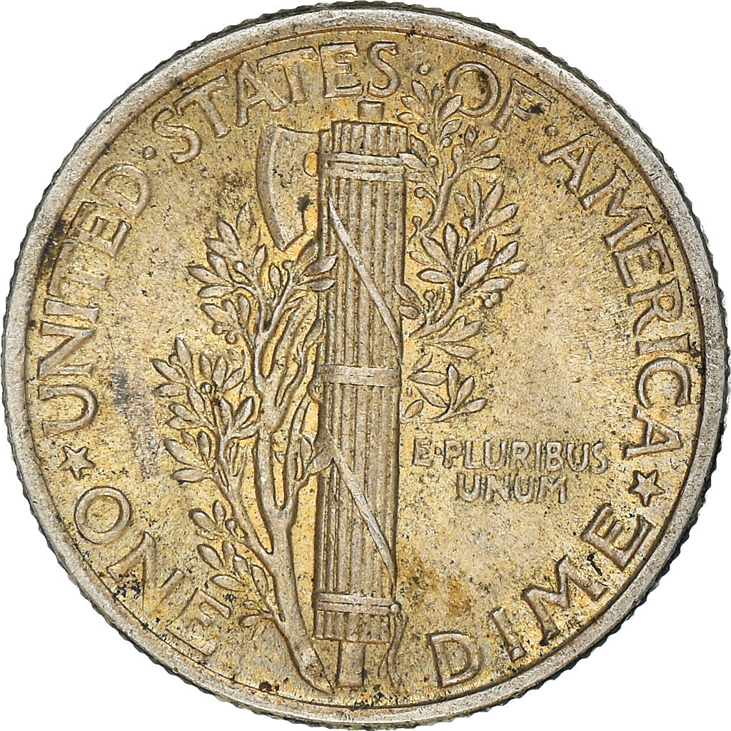 Münze, Vereinigte Staaten, Mercury Dime, Dime, 1942, U.S. Mint, Philadelphia