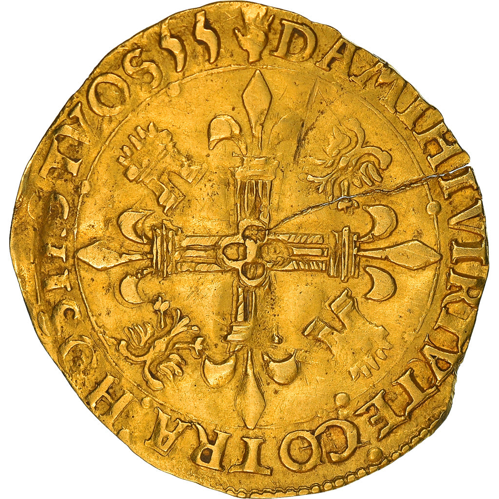Moneta, Paesi Bassi Spagnoli, BRABANT, Charles Quint, couronne d'or au soleil