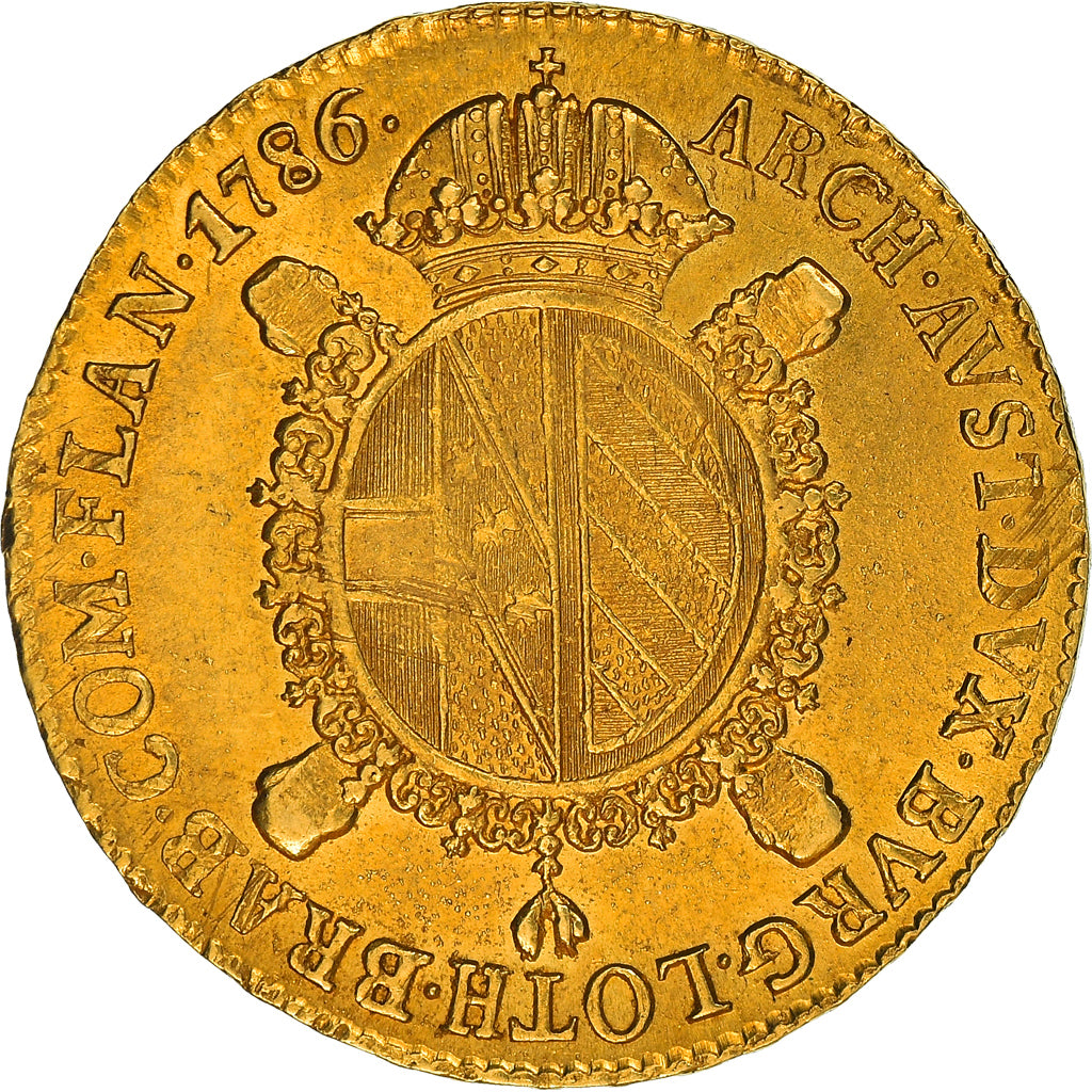 Moeda, ESTADOS ITALIANOS, MILAN, Joseph II, Sovrano, 1786, Milan, AU(55-58)