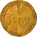 Moneda, Francia, Henri VI, Salut d'or, 1422-1453, Auxerre, MBC, Oro