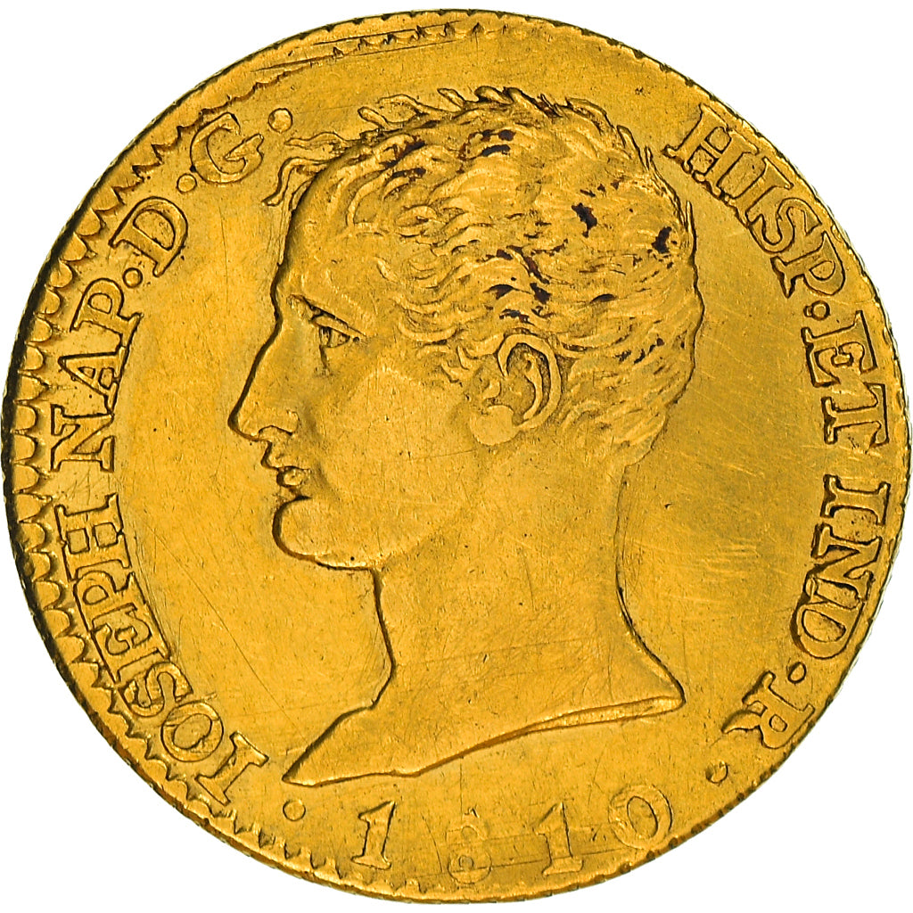 Monnaie, Espagne, Joseph Napolean, 80 Reales, 1810, Madrid, TTB+, Or, KM:542