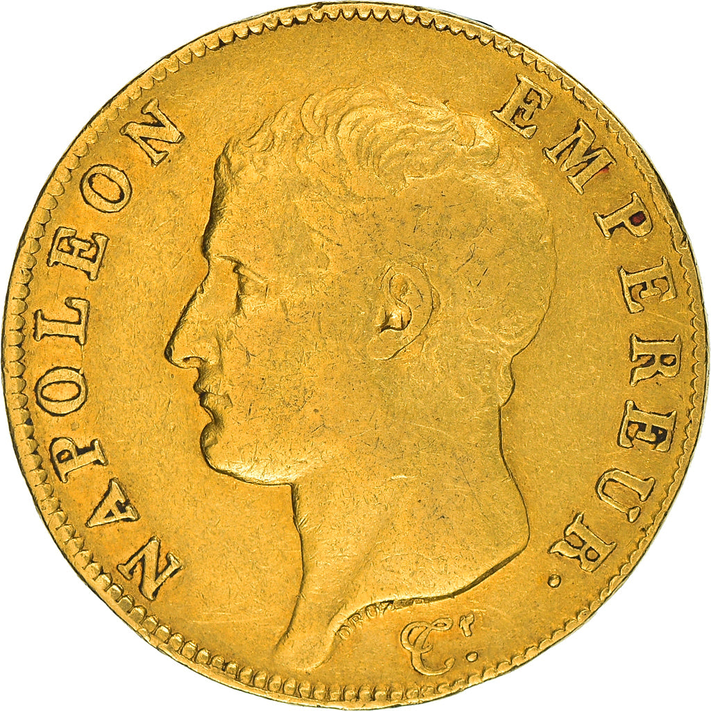 Monnaie, France, Napoléon I, 40 Francs, AN 13, Paris, TTB, Or, Gadoury:1081
