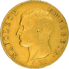 Monnaie, France, Napoléon I, 40 Francs, AN 13, Paris, TTB, Or, Gadoury:1081