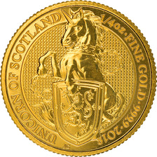 Monnaie, Grande-Bretagne, Elizabeth II, 25 Pounds - 1/4 Once, 2018, FDC, Or