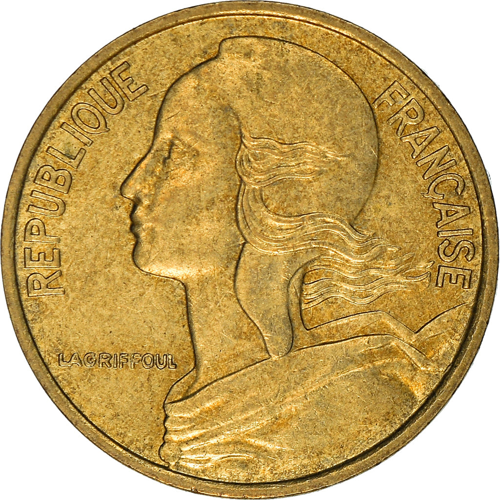 Moneta, Francia, Marianne, 5 Centimes, 1993, Paris, Col à 4 plis, SPL-
