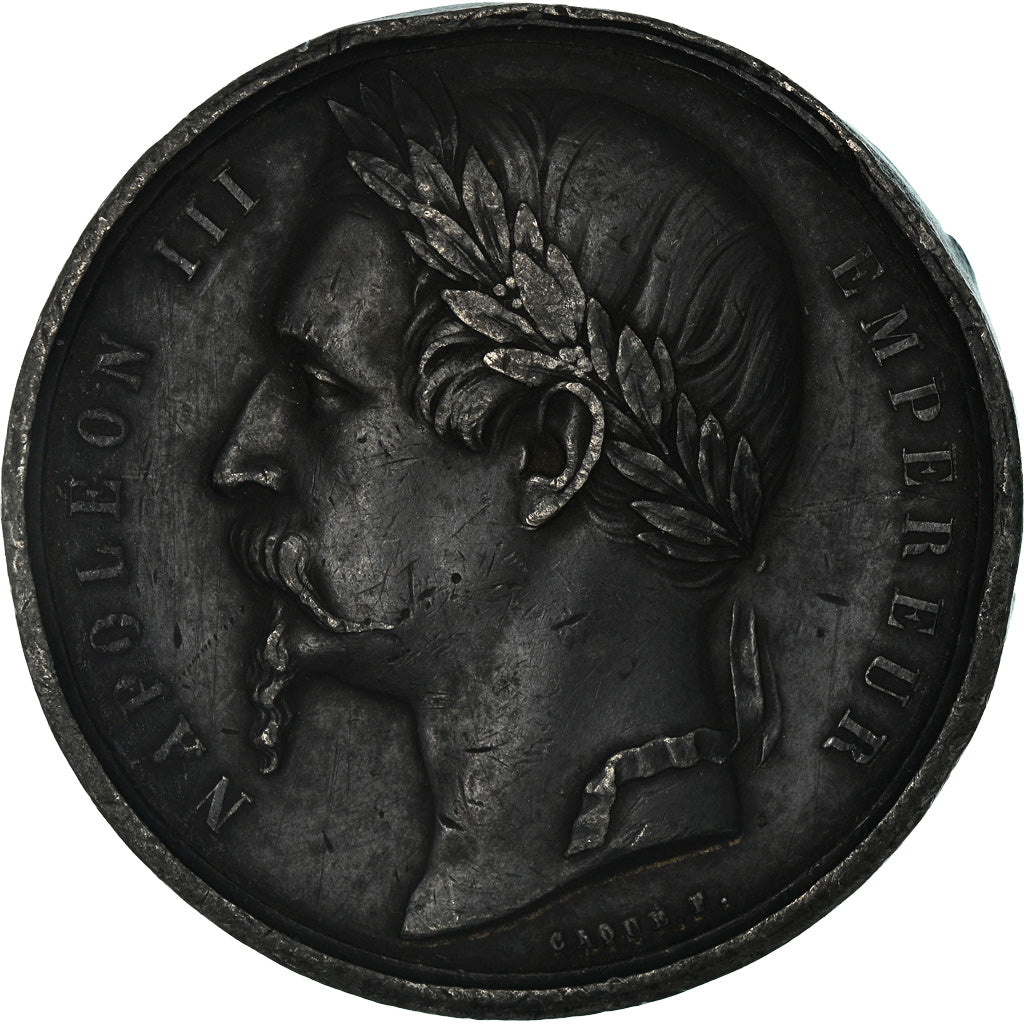 França, Medal, Napoléon III, Annexion de la Savoie et Nice, 1860, Caqué