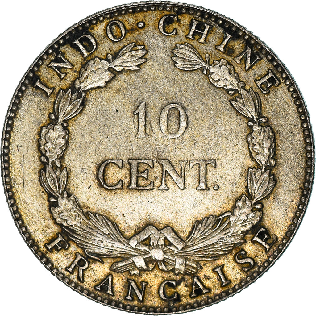 Coin, Indochine, 10 Cent, 1920, San Francisco, AU(50-53), Silver, Lecompte:159