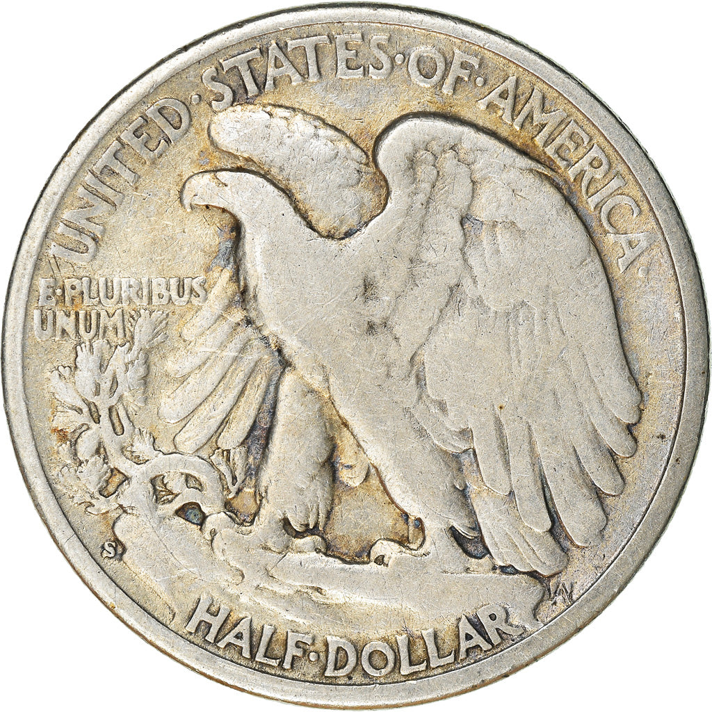 Monnaie, États-Unis, Walking Liberty Half Dollar, Half Dollar, 1944, U.S. Mint