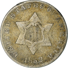 Moneta, Stati Uniti, Silver 3 Cents - Type 1, Silver 3 Cents, 1852, U.S. Mint