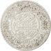 MOROCCO, 1/4 Rial, 2-1/2 Dirhams, 1912, bi-Bariz, KM #31, VF(30-35), Silver,...