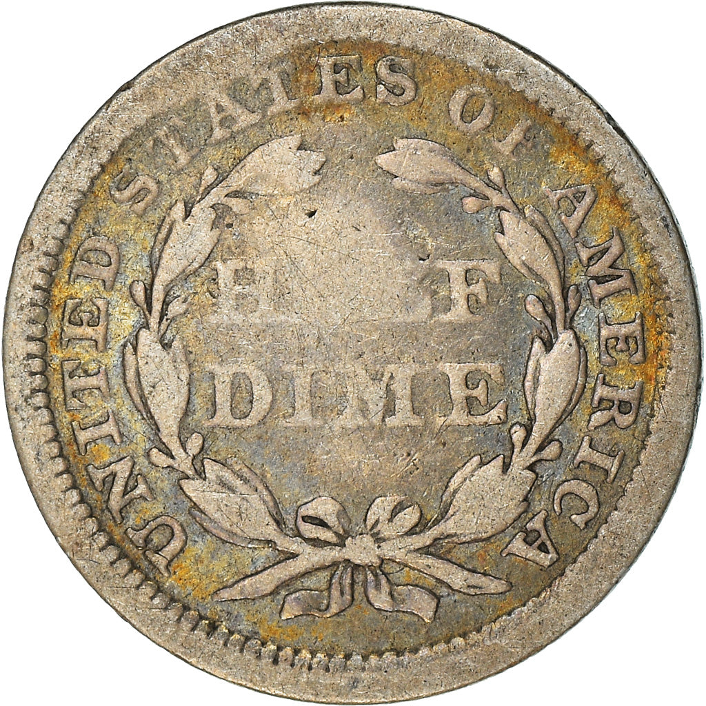 Moneta, Stati Uniti, Seated Liberty Half Dime, Half Dime, 1853, U.S. Mint