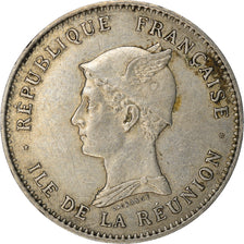Coin, Réunion, 50 Centimes, 1896, EF(40-45), Copper-nickel, KM:4