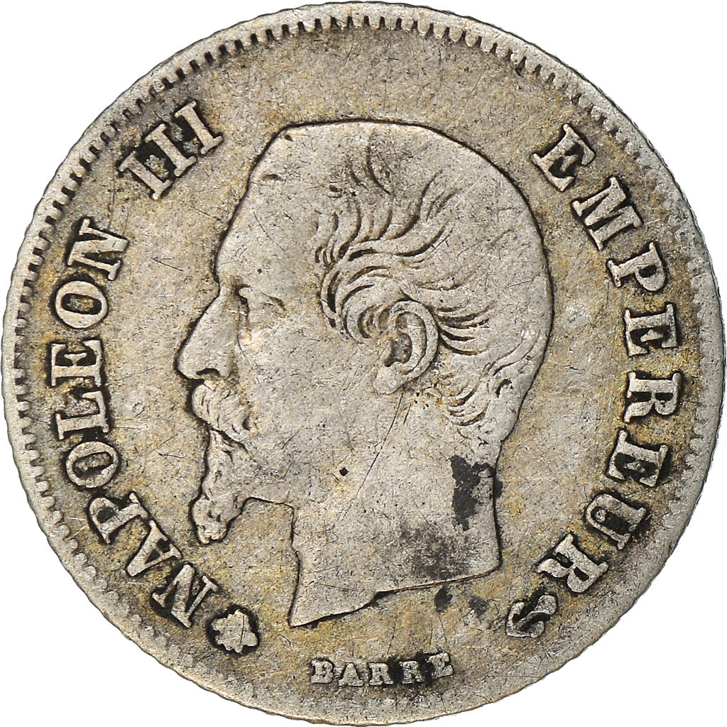 Coin, France, Napoleon III, Napoléon III, 20 Centimes, 1860, Strasbourg