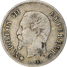 Coin, France, Napoleon III, Napoléon III, 20 Centimes, 1860, Strasbourg