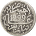 Marocco, Moulay al-Hasan I, 1/2 Dirham, 1881, Paris, MB+, Argento, KM:4, Leco...