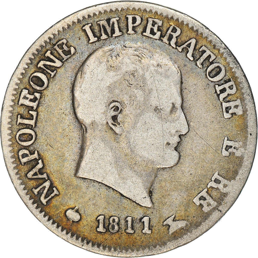 Monnaie, États italiens, KINGDOM OF NAPOLEON, Napoleon I, 10 Soldi, 1811