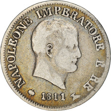 Monnaie, États italiens, KINGDOM OF NAPOLEON, Napoleon I, 10 Soldi, 1811