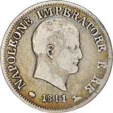 Moneta, STATI ITALIANI, KINGDOM OF NAPOLEON, Napoleon I, 10 Soldi, 1811, Milan