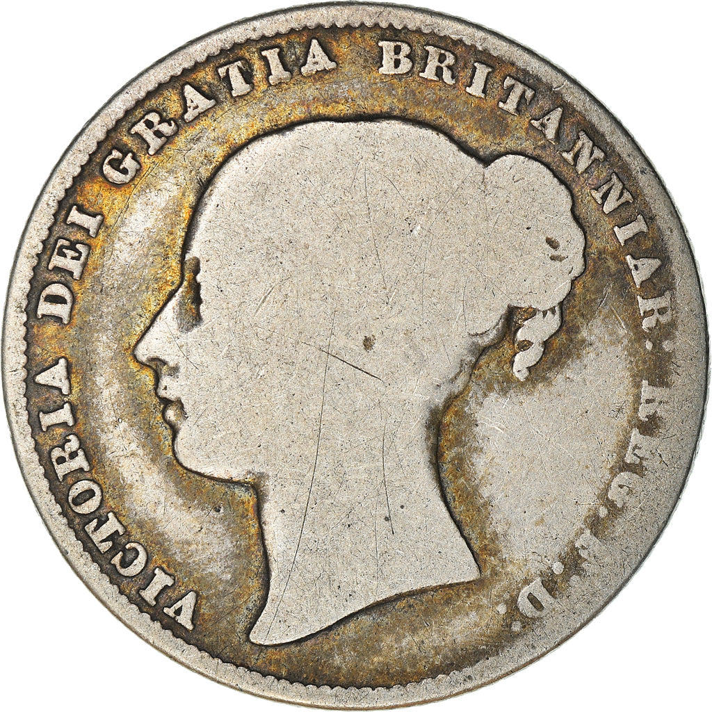 Moneta, Gran Bretagna, Victoria, Shilling, 1862, B+, Argento, KM:734.1