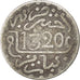 Marocco, 'Abd al-Aziz, 1/20 Rial, 1/2 Dirham, 1902, Paris, B+, Argento, KM:18...