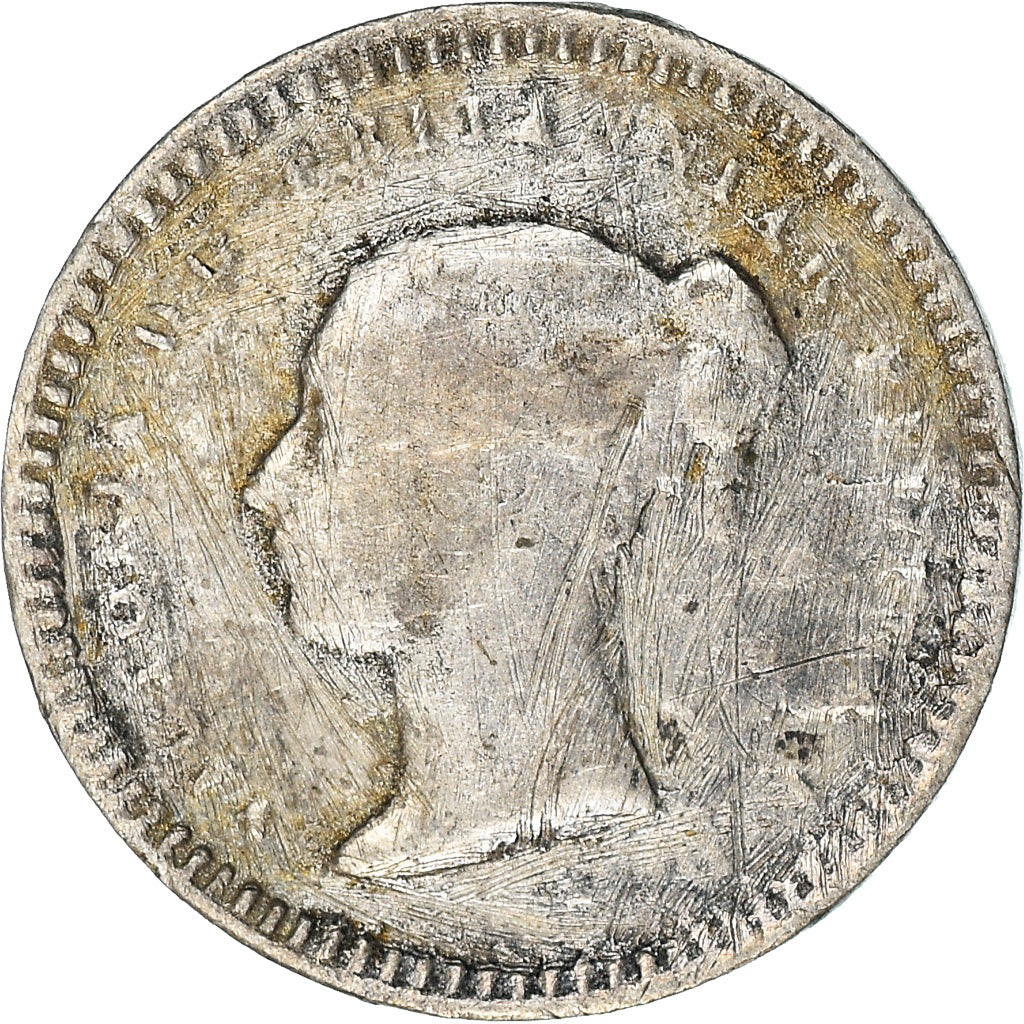 Münze, Großbritannien, Victoria, 1-1/2 Pence, 1843, SGE+, Silber, KM:728