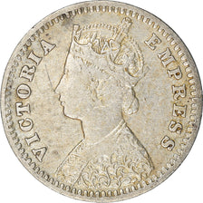 Moeda, ÍNDIA - BRITÂNICA, Victoria, 2 Annas, 1886, VF(30-35), Prata, KM:488