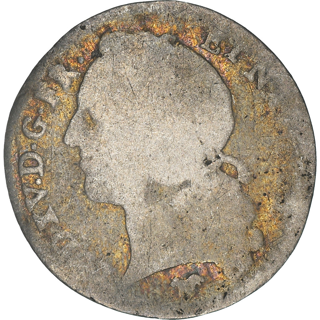 Moneda, Francia, Louis XV, 1/20 Écu au bandeau (6 sols), 6 Sols, 1/20 ECU
