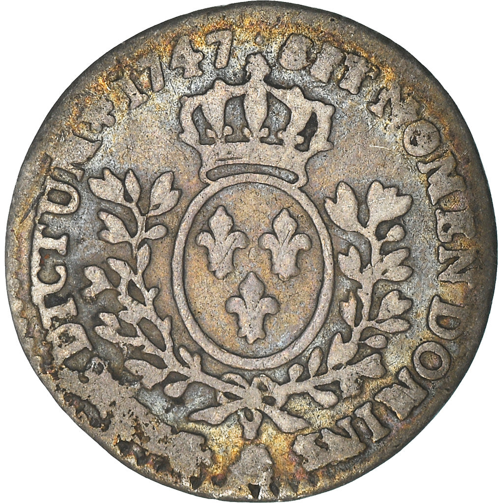 Moneda, Francia, Louis XV, 1/20 Écu au bandeau (6 sols), 6 Sols, 1/20 ECU